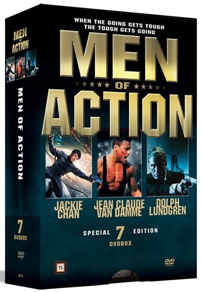 SOUL MEDIA MEN OF ACTION-SAMLINGEN (7-DVD-BOX)