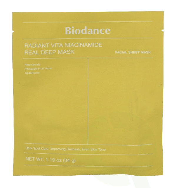 Biodance Radiant Vita Niacinamide Face Mask 34 g