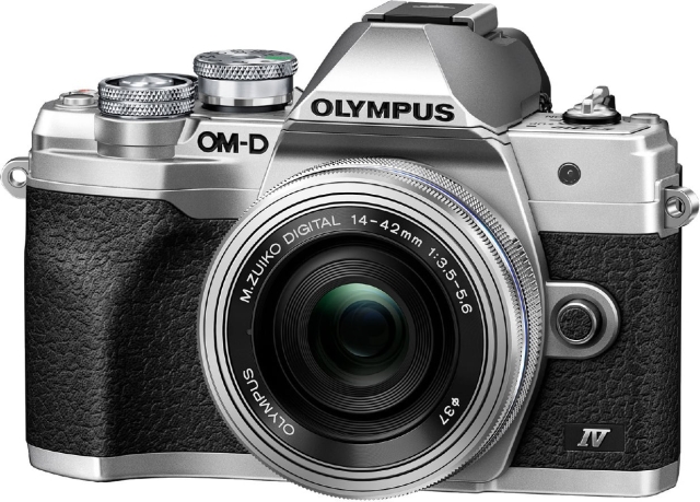 OM Digital Solutions Olympus OM-D E-M10 Mark IV, silver + 14–42 mm EZ