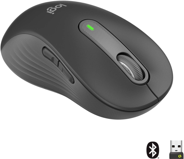 Logitech Signature M650 L LEFT – trådlös mus, svart