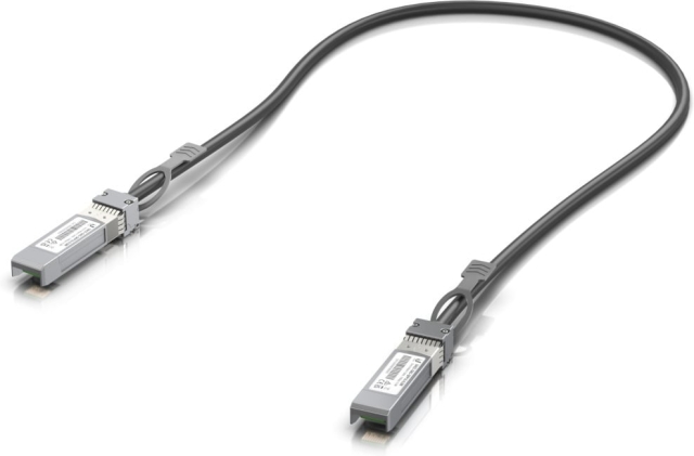 Ubiquiti UniFi SFP+ DAC-kabel, 0,5 m