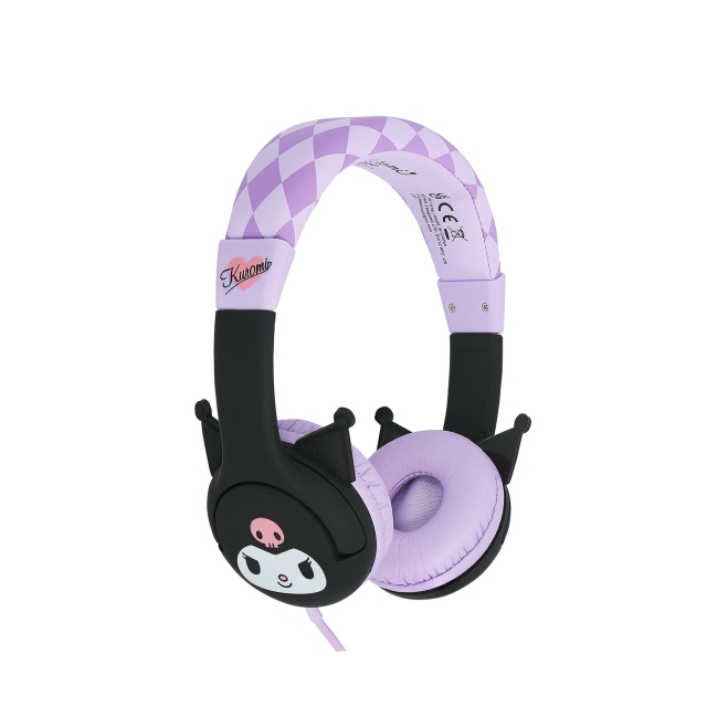 KUROMI Hörlurar Pink Trådbundna On-Ear 85dB med Öron
