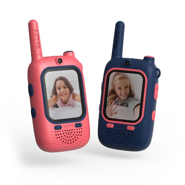Mobility On Board Walkie Talkie Video Talky Cutie Blå och Rosa