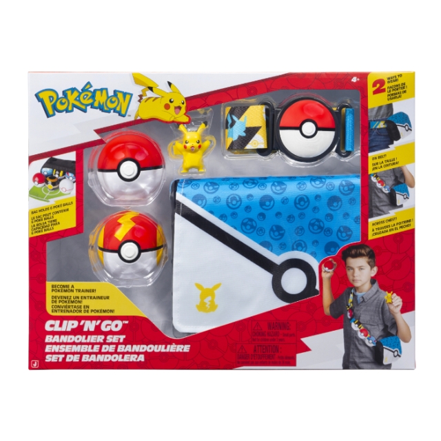 Pokémon Clip N Go-bandolärset Pikachu (PKW4171)