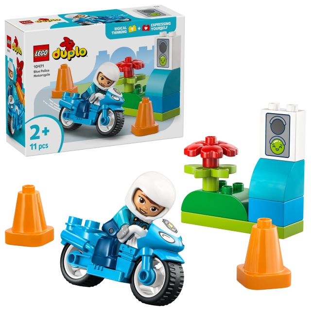 LEGO DUPLO Town – Blå polismotorcykel (10471)