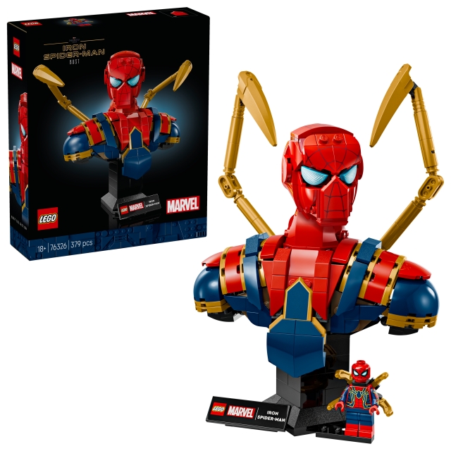 LEGO Superhjältar – Byst av Iron Spider-Man (76326)