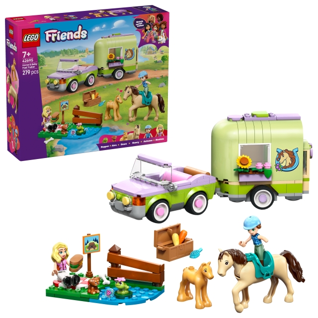 LEGO LEGO Friends – Häst- och fölvagn (42695)