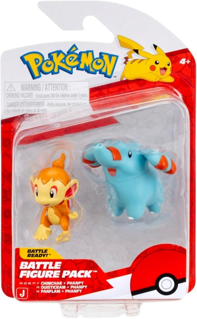 Pokémon Stridsfigur Phanpy Chimchar (PKW4063)