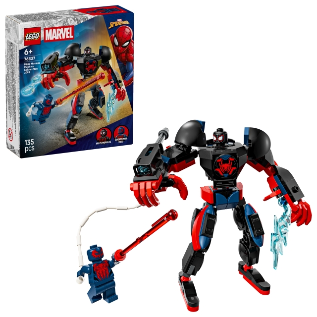 LEGO Superhjältar – Miles Morales Mech mot Spider-Man 2099 (76337)