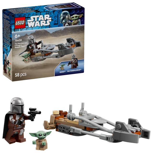 LEGO Star Wars™ – The Mandalorian & Grogus Speeder Bike™ (75436)