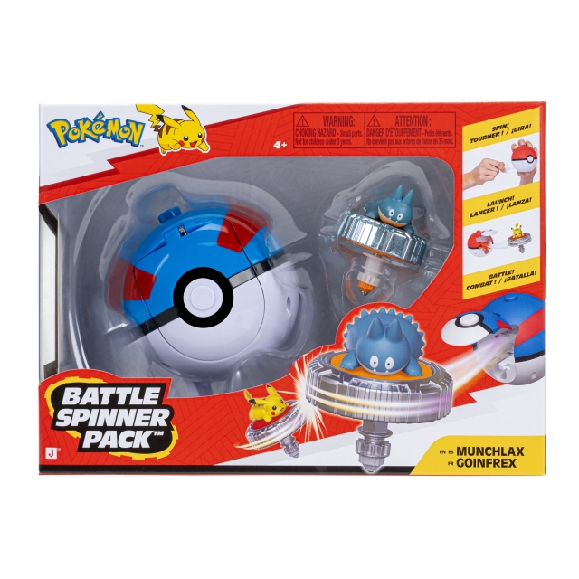 Pokémon Battle Spinner Munchlax med Great Ball (PKW4938)