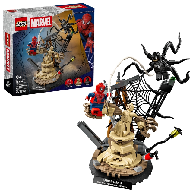 LEGO Superhjältar – Episk strid: Spider-Man mot Sandman (76334)