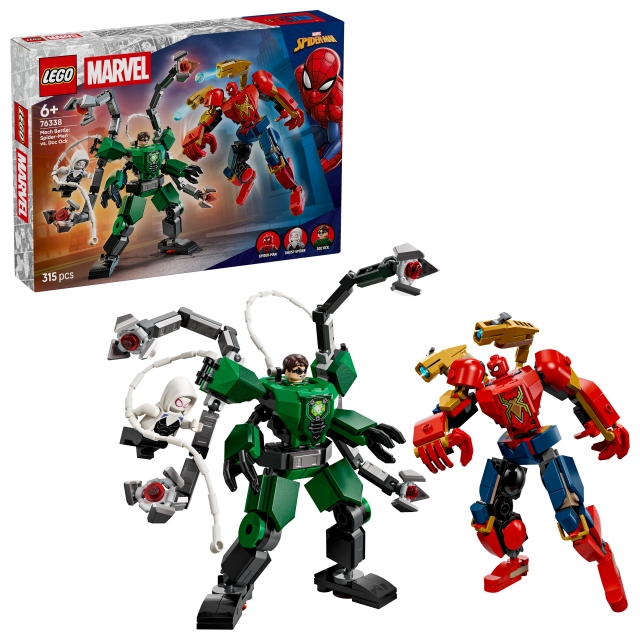 LEGO Superhjältar – Mech Battle: Spider-Man mot Doc Ock (76338)