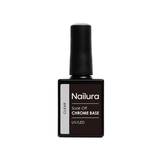 Nailura Chrome Base Clear Gel – Klar – 10 ml