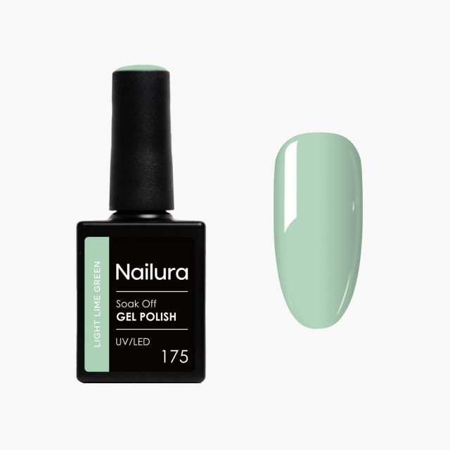 Nailura Gelpolish 175 – Ljus limegrön – 10 ml