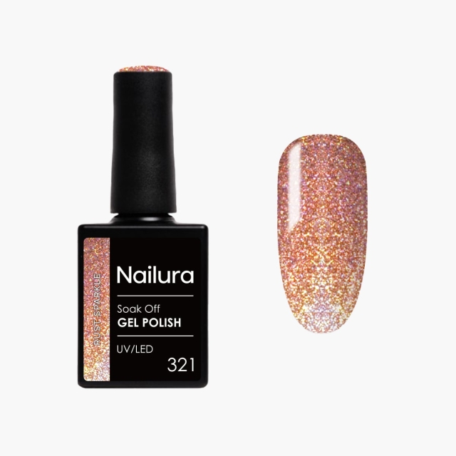Nailura Gelpolish 321 – Rust Sparkle – 10 ml