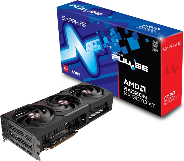 Sapphire Technologies Sapphire PULSE AMD Radeon RX 9070 XT-grafikkort