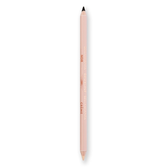 Bellamianta Deuxline 2-i-1-ögonpenna – kräm och svart – 1,6 g