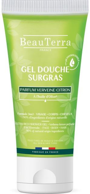 BeauTerra Ultra Rich Shower Gel – Citronverbena – 200 ml