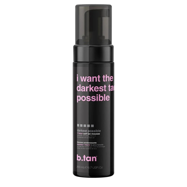 b.tan I Want The Darkest Tan Possible Tan Mousse 200 ml