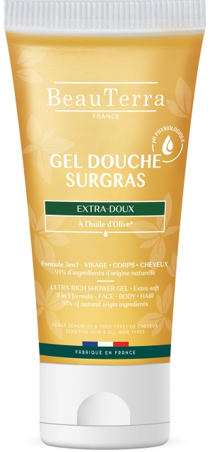 BeauTerra Ultra Rich Shower Gel – hög tolerans – 200 ml