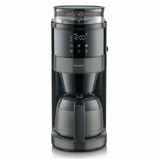 Severin Termosbryggare med kvarn KA 4831 Dark Inox