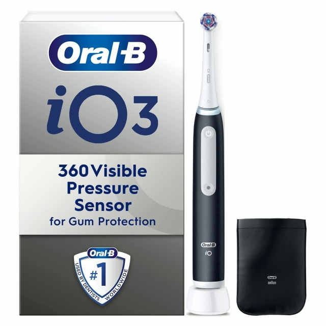 Oral B Borsthuvud iO White Clean Black