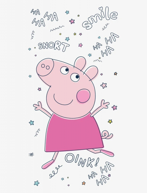 BrandMac Handduk – 70 x 140 cm – Peppa Pig (113500)