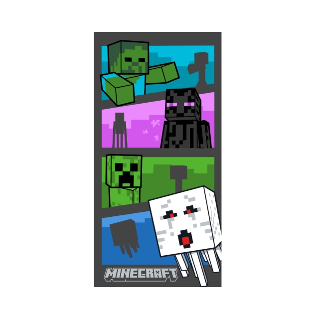 BrandMac Handduk – 70 x 140 cm – Minecraft (1029327)
