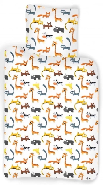 BrandMac Sängkläder – Juniorstorlek 100 x 140 cm – Djur (1000423)