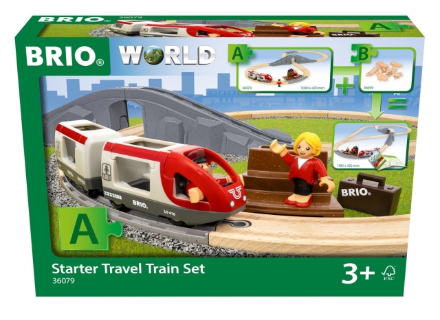 BRIO Startset för resetåg – 36079