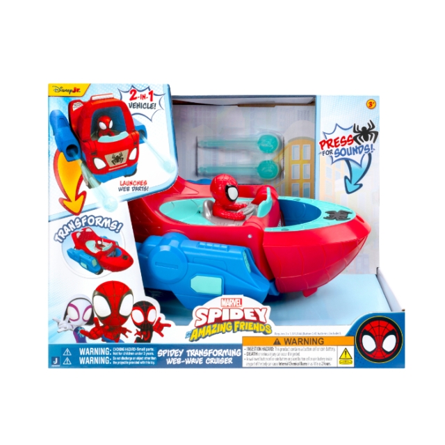 Disney Spidey - Transforming Web-Wave Cruiser (SNF0379)