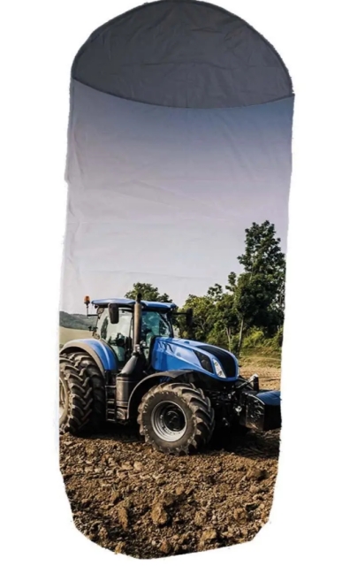 BrandMac Sovsäck – 140+30 x 70 cm – Traktor (180001)