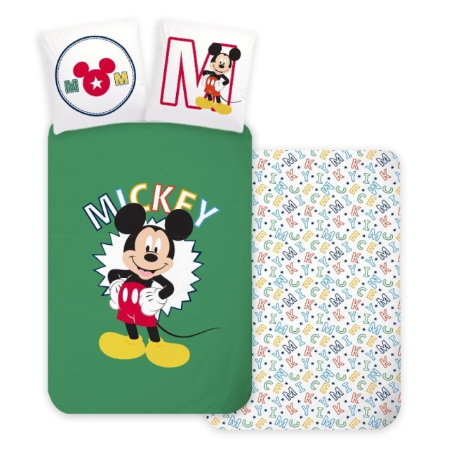 BrandMac Sängkläder – Juniorstorlek 100 x 140 cm – Mickey (1000963)