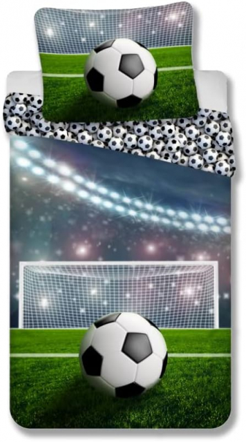BrandMac Sängkläder – vuxenstorlek 140 x 200 cm – Fotboll (1029442)