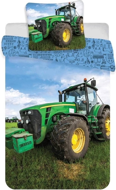 BrandMac Sängkläder – Juniorstorlek 100 x 140 cm – Traktor (100091)