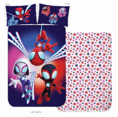 BrandMac Sängkläder – Juniorstorlek 100 x 140 cm – Spidey (1029381)