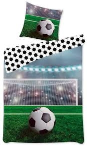 BrandMac Sängkläder – Juniorstorlek 100 x 140 cm – Fotboll (1000748)