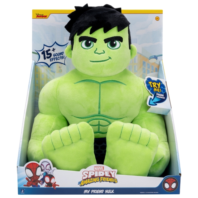 Disney Spidey – Min vän Hulk, gosedjur med funktioner (SNF0325)