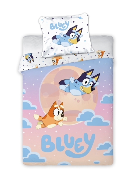 BrandMac Sängkläder – Vuxenstorlek 140 x 200 cm – Bluey & Bingo (1029631)