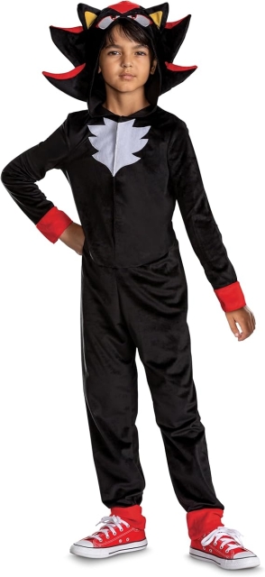 Disguise Sonic-filmkostym – Shadow (128 cm) (162009K)