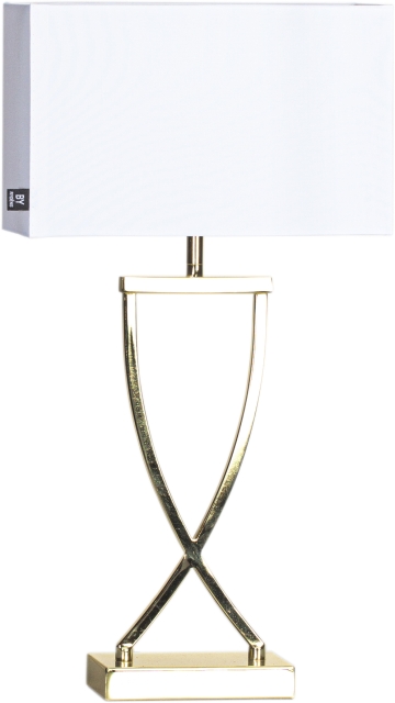 By Rydéns Bordslampa Omega 52 cm mässing/vit 2829610-5000 By Rydéns