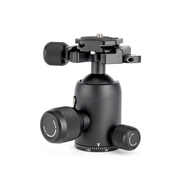 3 Legged Thing Airhed VU View Panel Arca Ballhead Twist Plate Lock,Blk/Blk