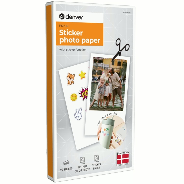 Denver Självhäftande foto-papper för Denver MCP-6010