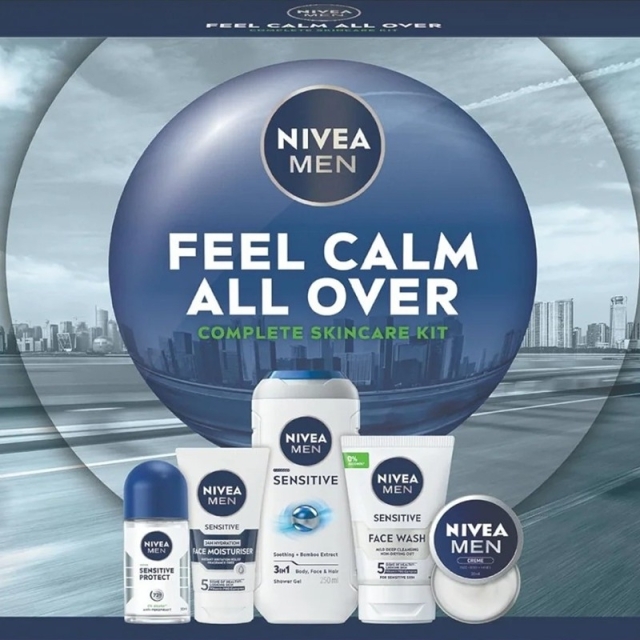 Nivea Giftset Nivea Men Feel Calm All Over 5pcs