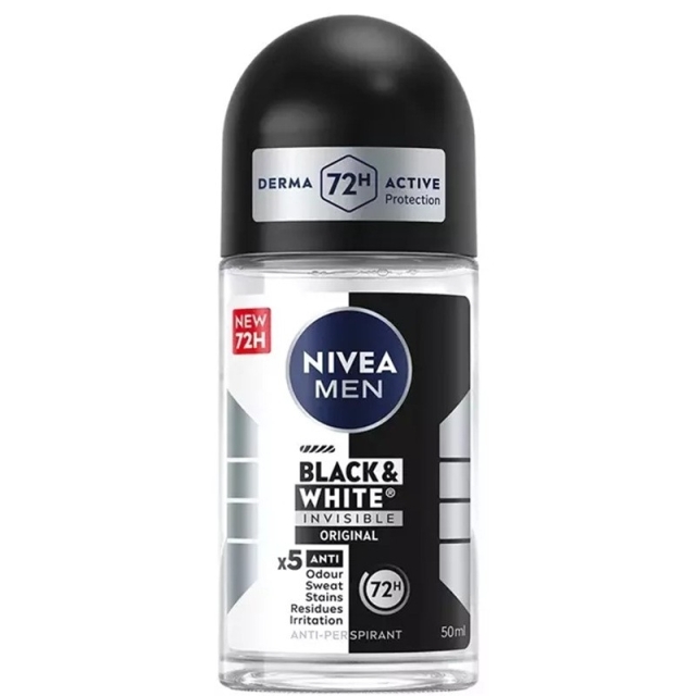 Nivea Men Invisible Black & White Power Roll On 50ml