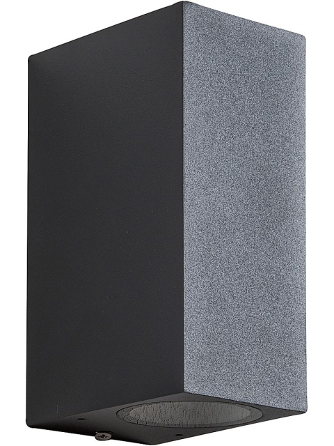 Airam Vägglampa Sund Duo LED IP44 Antracit Airam