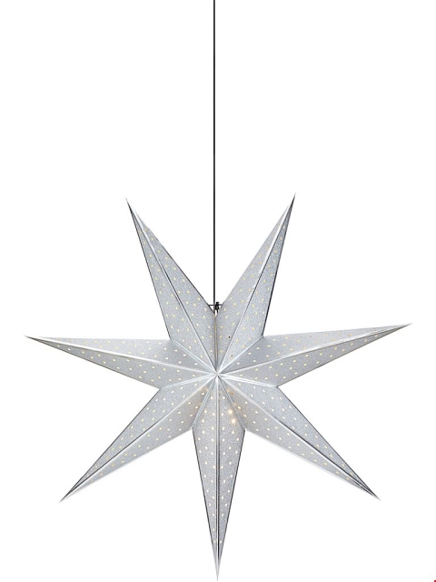 Markslöjd Julstjärna GLITTER 75 cm silver Markslöjd