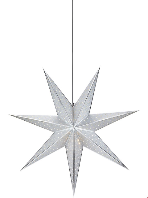 Markslöjd Julstjärna GLITTER 45 cm silver Markslöjd