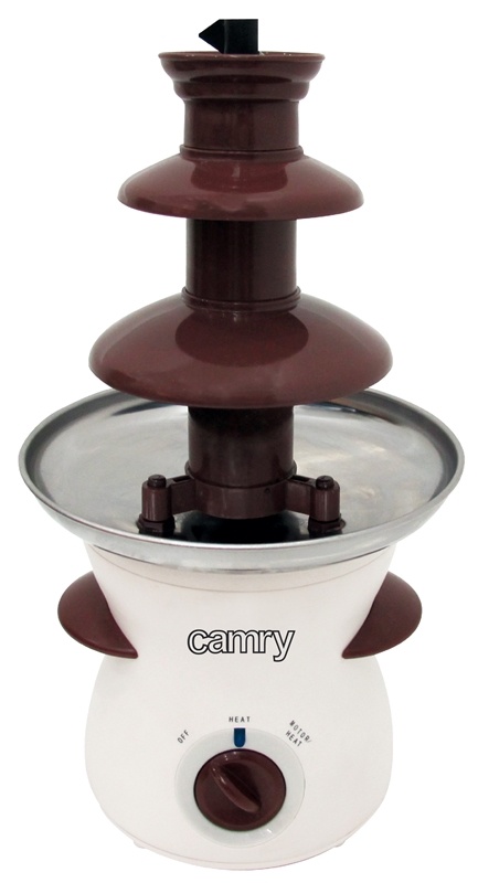 Camry lyxig chokladfontän med tre våningar